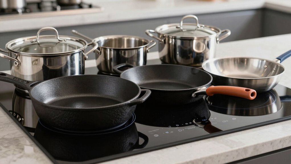 use flat bottomed magnetic cookware