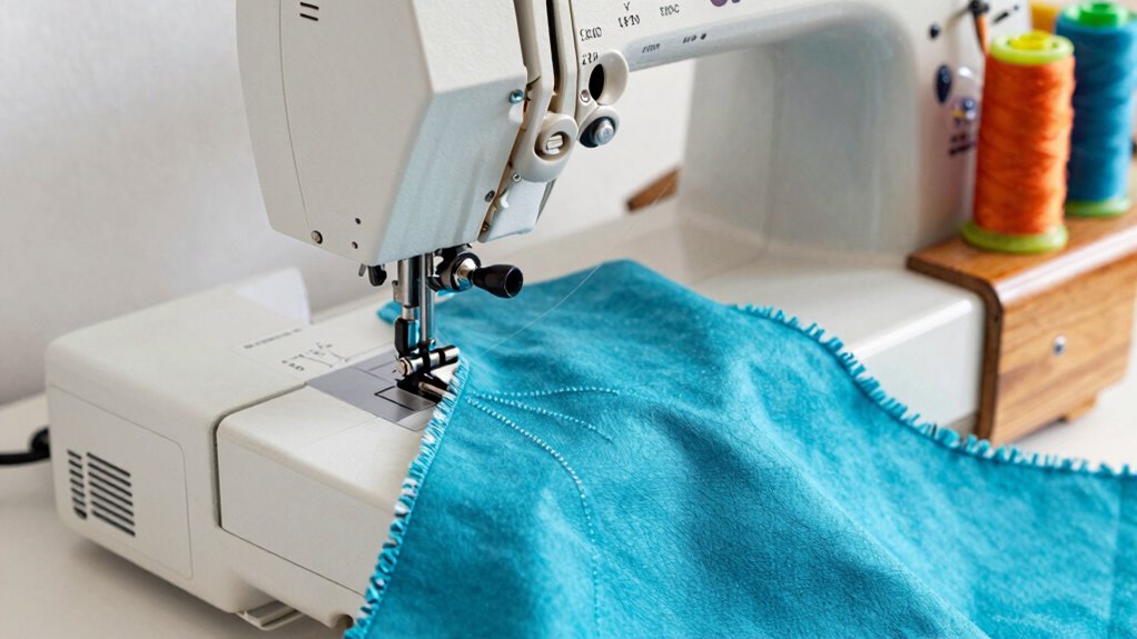 use serger for professional finishes
