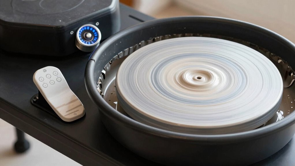 user friendly pottery wheel features