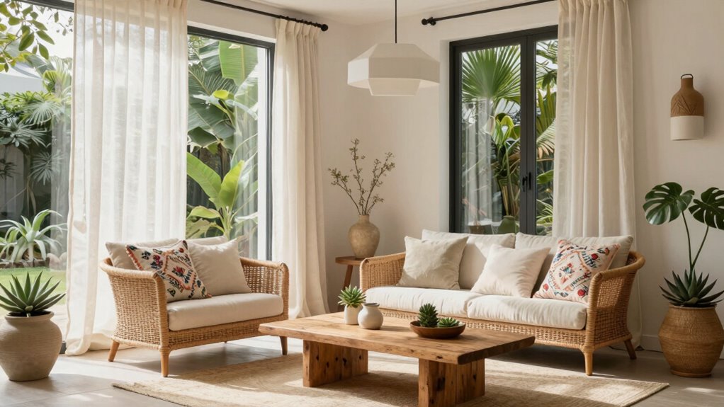 vintage textures and earthy tones