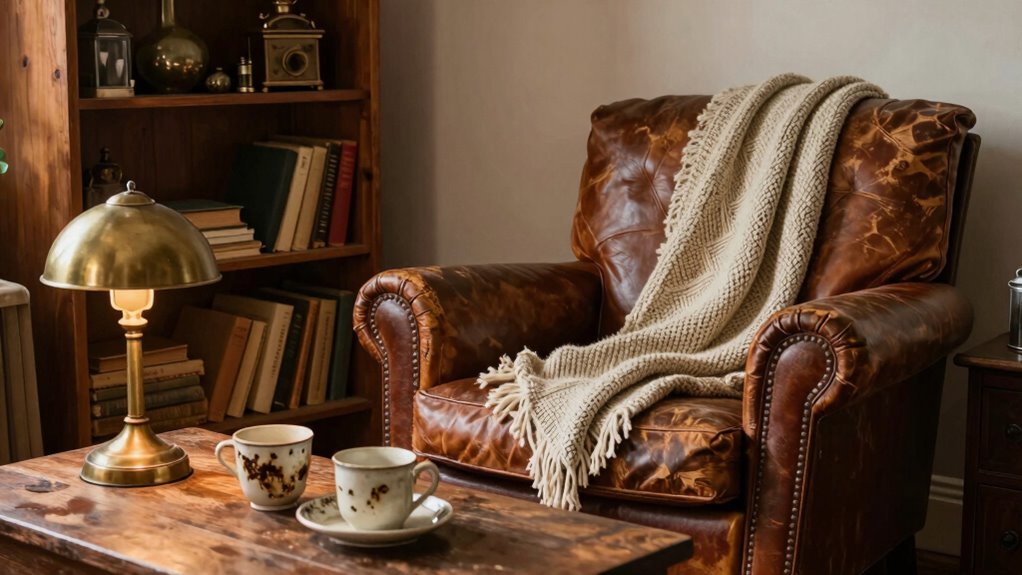 vintage textures foster relaxation