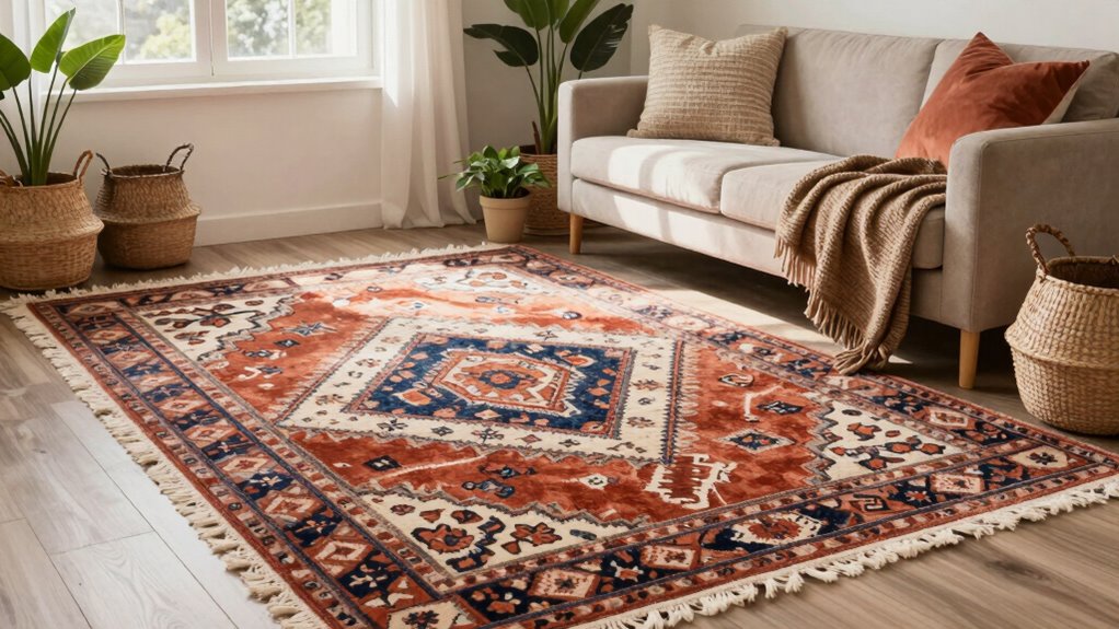 visualize rug placement and style