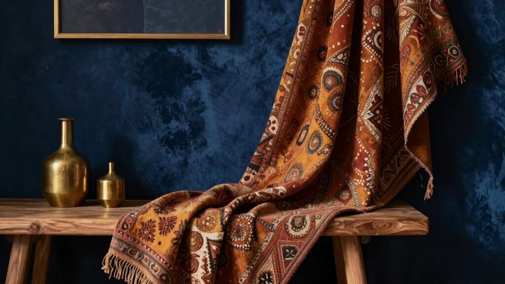 warm earthy artistic accents