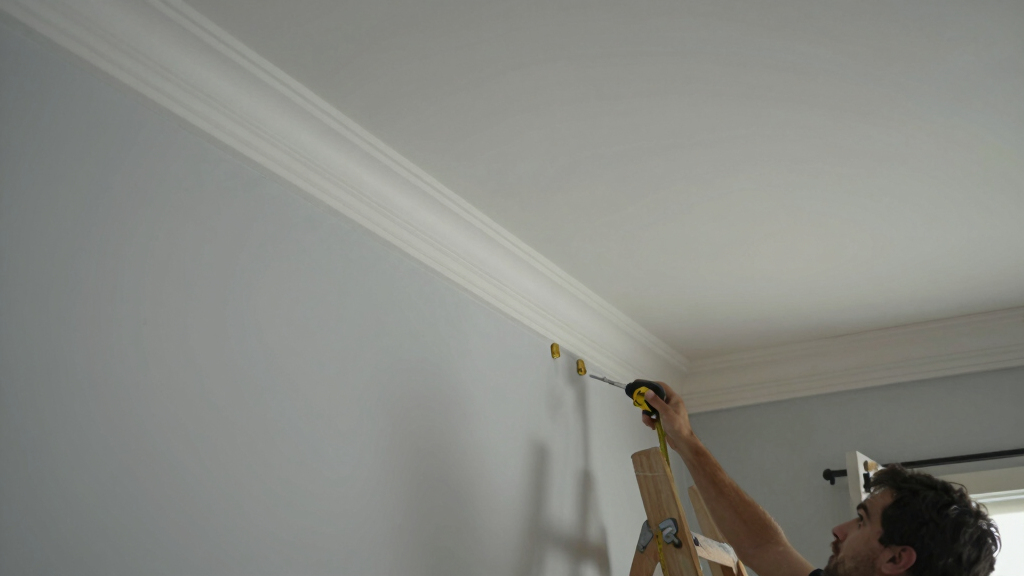 Picture Rail Molding Made Their 140-Square-Foot Bedroom Feel Taller