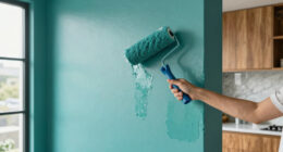 This Bold Paint Choice Turned a Kitchen Eyesore Into a Major Design Feature