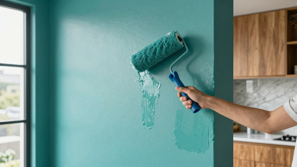 This Bold Paint Choice Turned a Kitchen Eyesore Into a Major Design Feature