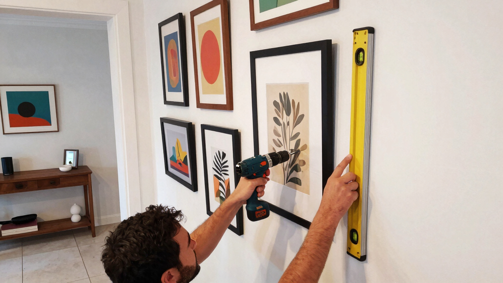This Ready-to-Hang Gallery Wall Finally Fixed My Bare Entryway