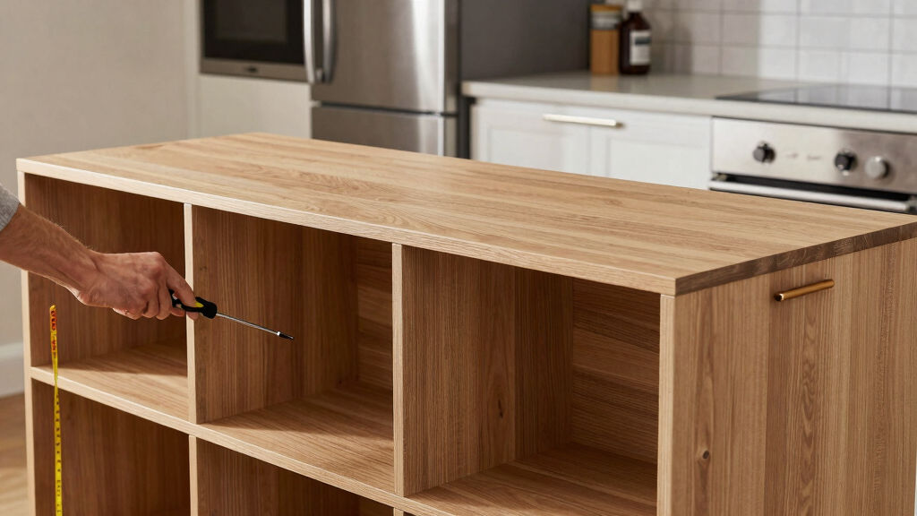 This Stylish IKEA BILLY Hack Looks Like a High-End Kitchen Island