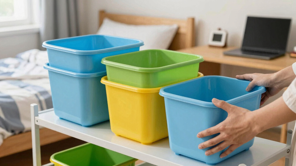 How to Choose Dorm Room Organization Bins