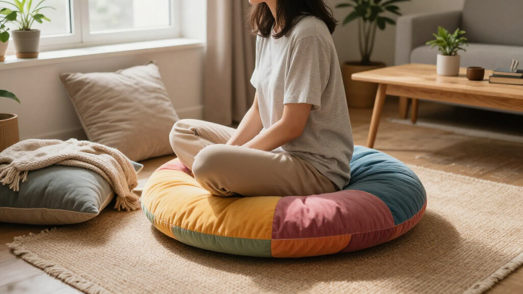 10 Floor Cushions That Instantly Create Cozy Reading Nooks (And Extra Seating!)