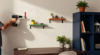 A Renter-Friendly Wall And IKEA BILLY Created A Moody Office