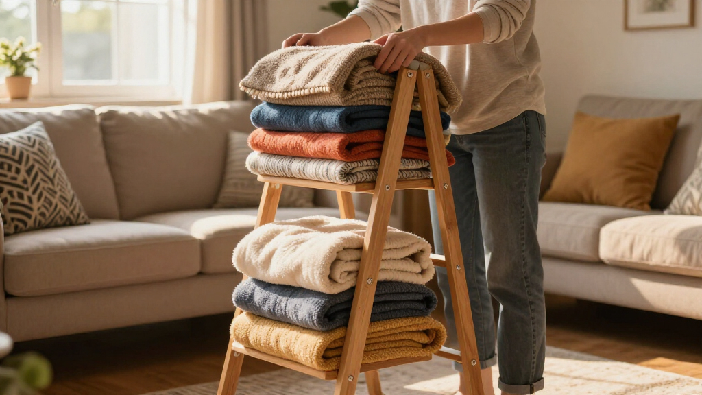 Aldi's Best-Selling Blanket Storage Ladder Is Finally Back