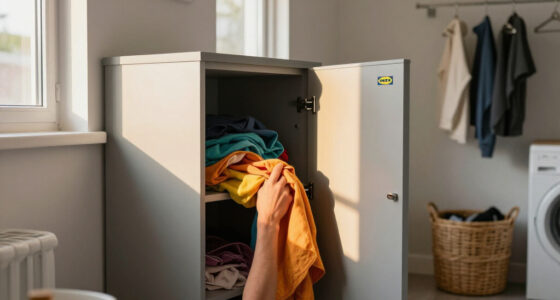 A Laundry Room Was An Eyesore Until IKEA Cabinets Gave It An Organized Redo
