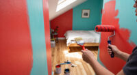 A Plain Attic Bedroom Is Now A “Little Jewel Box” After A Colorful Redo