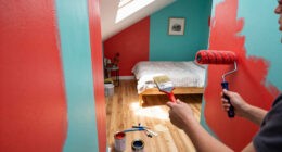 A Plain Attic Bedroom Is Now A “Little Jewel Box” After A Colorful Redo