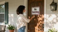 Can Solicitors Ignore A “No Soliciting” Sign On Your Home?