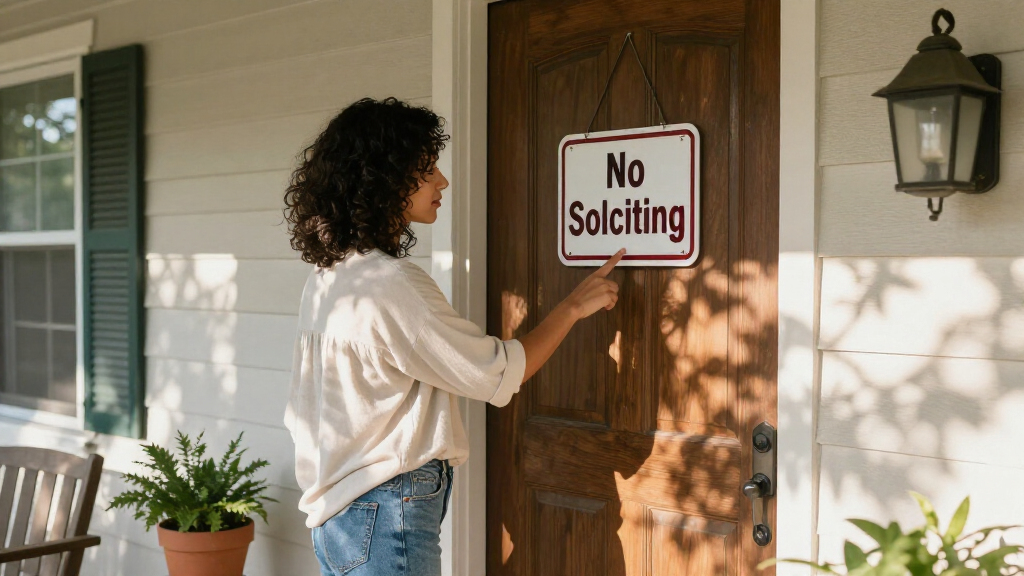 Can Solicitors Ignore A “No Soliciting” Sign On Your Home?