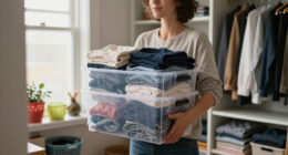 My Parents Just Showed Me The Perfect Solution For Decluttering A Closet