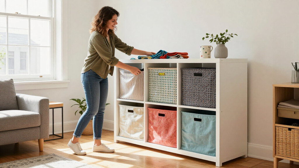She Used IKEA Storage To Make Her Studio Feel Like A One-Bedroom