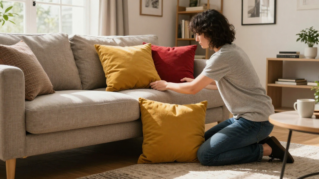 They Took A Risk On Mustard And Red — It Completely Changed This Living Room