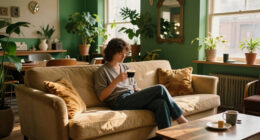 They Turned Their Beige 1900S Parlor Into A Bold, Green “Analog Room”
