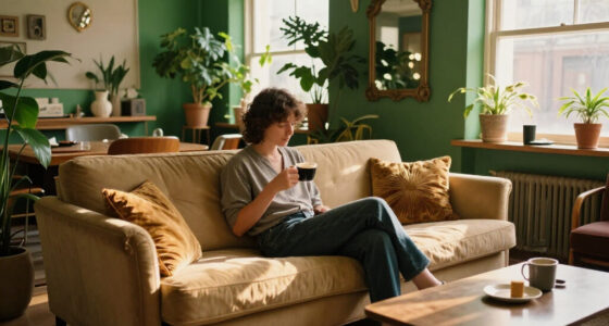 They Turned Their Beige 1900S Parlor Into A Bold, Green “Analog Room”