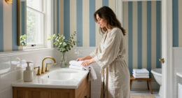 14 Best Striped Bathroom Wallpapers for 2027