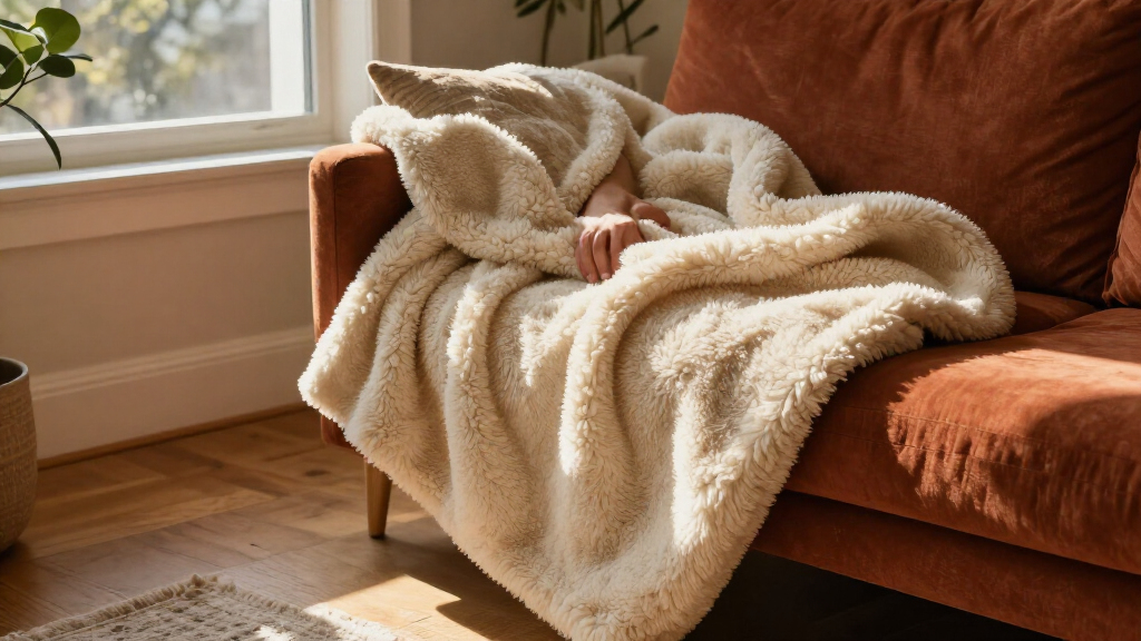 5 Ways A 50"X60" Sherpa Throw Can Add Comfort To Your Space