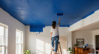 Are You Brave Enough To Paint A Gloss Ceiling? The 'Next Step' Of Color Drenching, Debated
