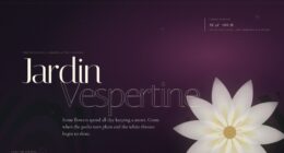 Jardin Vespertine — The Night-Blooming Garden — Time-gated SVG blooms (FABLE/175, room 157)
