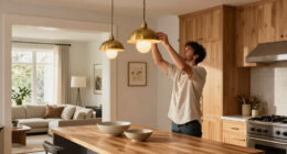 How I'm Taking Inspiration From Living Rooms For My Kitchen Lighting Upgrades This Autumn