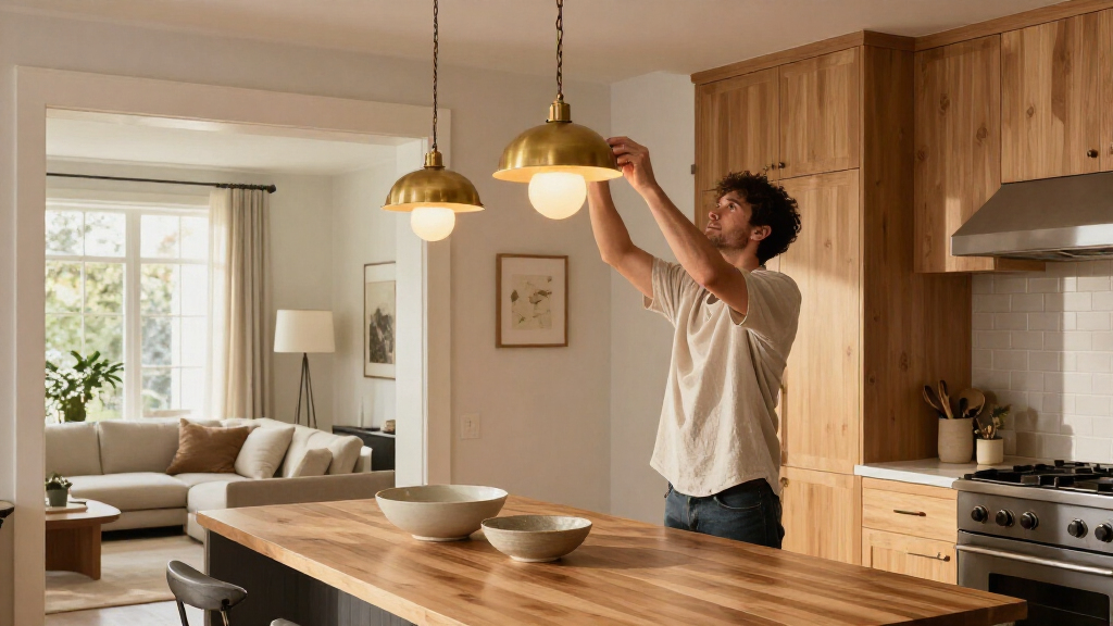 How I'm Taking Inspiration From Living Rooms For My Kitchen Lighting Upgrades This Autumn