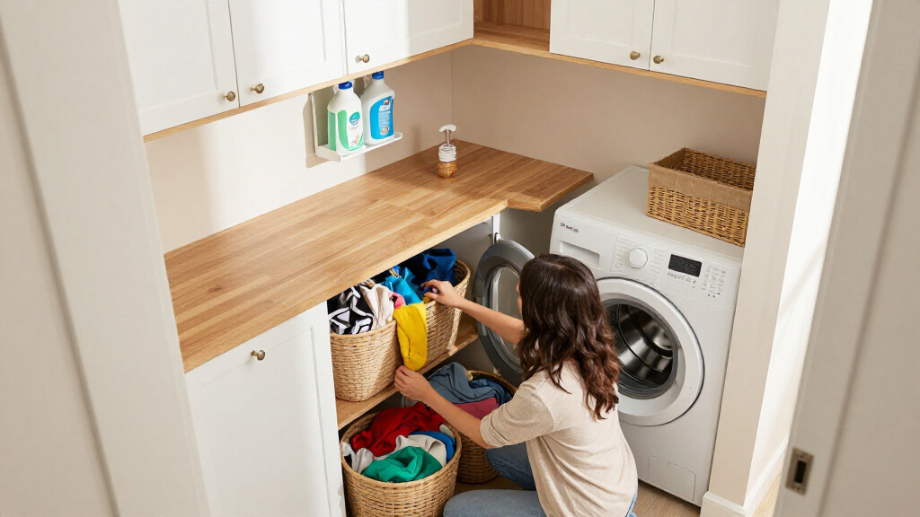 I Designed A Tiny Laundry Room For My Family Of 4 – These Clever Storage Ideas Keep It Clutter-free