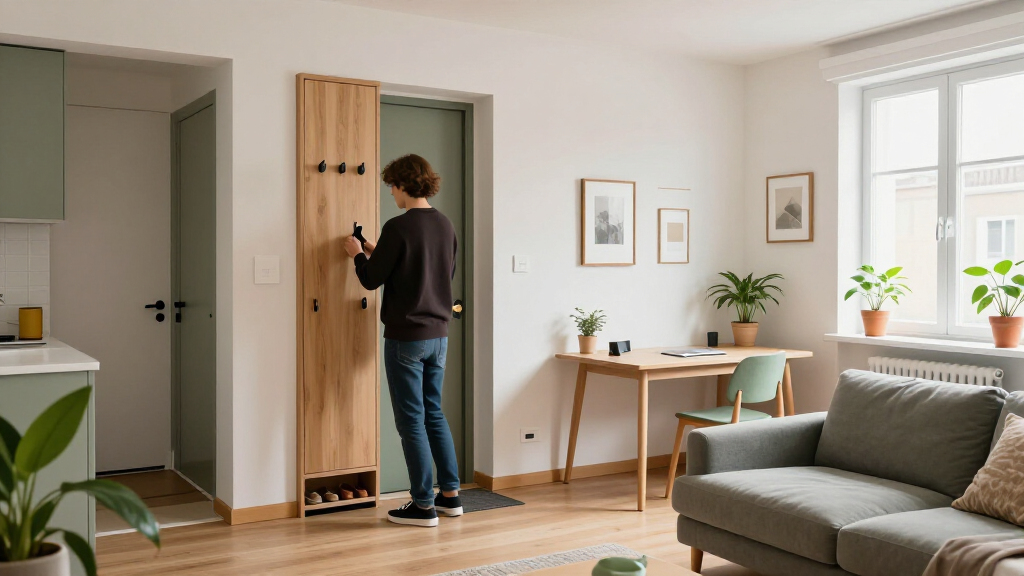 I Moved Into A 22 Sqm Studio Flat With No Hallway Last Year – These Are The 4 Easy Changes I Made To Fake An Entryway
