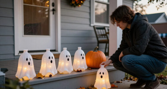 Not Wreaths: Bring Back Nostalgic '90S Halloween Decor With This Milk Jug Porch Garland