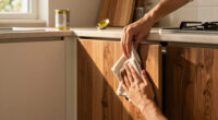 Put Down The Gel And Paint: Update Plain Cabinets With An Oil Solution