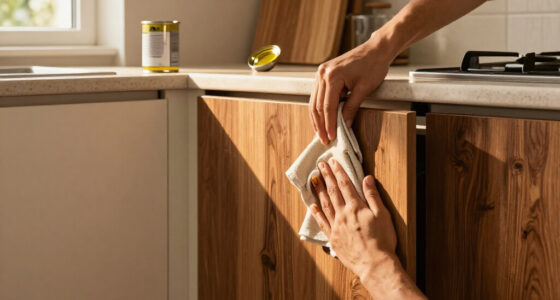 Put Down The Gel And Paint: Update Plain Cabinets With An Oil Solution