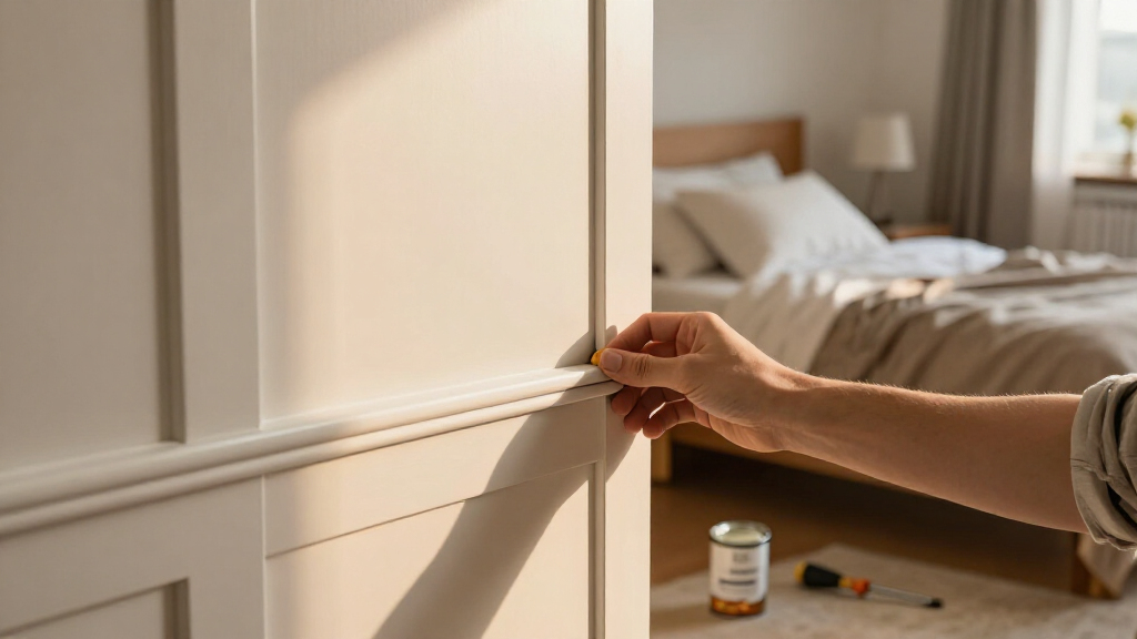 Say Goodbye To Dated Closet Doors: The Picture Frame Hack That Makes Them Look Custom