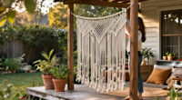 Skip Traditional Fences: Add Privacy To Your Yard With This Boho-Inspired Idea