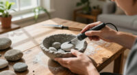 Turn Ordinary River Rocks Into High-End Bowls With An Impressive DIY